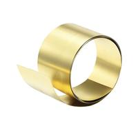 Brass Sheet Roll 1Meter Length 3.93inch Width Brass Bezel Wire Sheet Roll Metal Foil Plate For Bookmark Stamped Plaque Jewelry Making Supplies(0.1mm Thick)