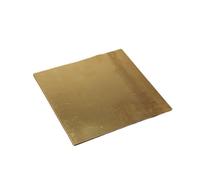 Brass Sheet Roll Brass Foil Roll Strip Gold Sheet, Length 0.05-1m High Purity 1pc(2X200X200MM)