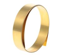 Brass Sheet Roll Free-Cutting Yellow Metal Foil Plate Thin Strip Bookmark Stamped Plaque for Frames, Mirrors, Artwork(0.2x10x1000mm)