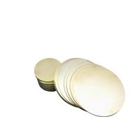 Brass Sheet Solid Brass Round Plate 2mm 5mm 10mm 15mm 20mm 25mm 30mm 35mm 40mm 45mm 50mm 60mm 70mm 80mm 100mm 120mm 150mm 200mm 250mm 300mm(Thickness 0.5mm 1pc,Diameter 35mm)