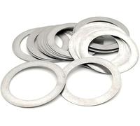 Brass sheets, 20PCS 0.3mm Stainless Steel Flat Washer Ultra Thin Gasket High Precision Adjusting Gasket M8-M15 Thin Shim SUS310(10x12x0.3)