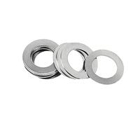 Brass sheets, 20PCS 304 Stainless Steel 0.1 0.2 0.3 0.48mm Ultra Thin Flat Washer Adjusting Flat Gasket Shim(M22x32Thick0.2mm)