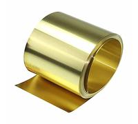 Brass Sheets Metal Thin Sheet Foil for Decoration Production,0.03x200x1000mm, 0.05x200x1000mm(0.03x200x1000mm)