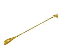 ＡＷＨＡＯ Brass Shoe with Horse Heads Elegant Shoe Inserter with Horse Heads Handle Comfortable Long-Handled Shoe Hanging Loop for Elderly