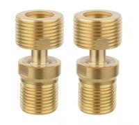 Brass Shower Arm Extension, 360-Degree Rotatable, With An Eccentric Angle Adjustment Connector, Suitable For Wall-Mounted Fittings, And A Flexible Base Reducing Elbow.(2PCS)