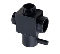 Brass Shower Diverter Adapter with Quick Switches Double Outlet Strong Showers for Bathroom Faucet Replacement Quick Switches Shower