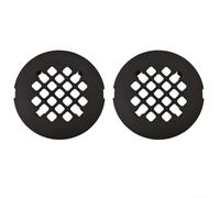 Brass Shower Drain Cover in Oil Rubbed Bronze Finish Compatible with Standard Shower Drain Frame Sizes (two)