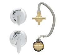 Brass Shower Mixer Valve Faucet G1/2 Diverter Control Hot & Cold Water Tap Concealed Switch 4-Way Intubation Ceramic Cartridge Bathroom Accessories