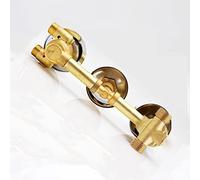 Brass Shower Mixing Valve with 3 Knobs, 2/3/4/5 Way Diverter, Automatic Temperature Control, Durable Brass Construction, R Thread, 2 Outlet for Ultimate Shower Experience.