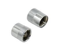 Brass Shower Nozzle Connector Silver Female 1/2" to 3/4" Male Threaded Connector Reducer Hose Repair Water Tap Fittings 1Pcs