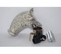 Brass Silver Wolf Handle Victorian for Walking Stick Old Gentlemen