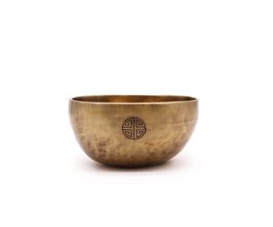 Brass Singing Bowl Tibetan Healing Engraved Spiritually Resonant Meditation