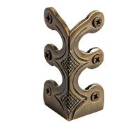 Brass Skiffers | Metal Skiffers Antique Baseboard Cover,Decorative Protector Cover, Solid Brass Skirting Board Corner Protectors, Home Corner Guard for Home