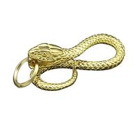 Brass Snake Keychains Car Charms for Earrings Necklace Jewelry Making modern