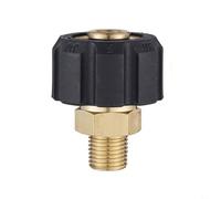 Brass Snow Foam Adapter Connector Pressure Washer Adapter for Bosch, and for KARCHER K-Series, Quick for High Pressure Car Wash and Garden Hose (C)