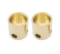 Brass Solder Container for T12 936 907 Irons - for mini Tin Furnace Pot with Adapter for Electronics Repair Work - 16mm Diameter Gold Finish(2pcs Tin pot)