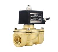 Brass Solenoid Valve 3/8'' 1/2'' 1'' 1-1/2" 2'' Normally Closed Brass Explosion Solenoid Valve DN40 Solenoid Valves for Gaes Natural(3/4",240VAC)