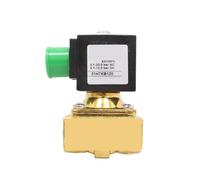 Brass Solenoid Valve, Double-Acting, Normally Closed, 21H7KB120, 3/8", 110V, 220V(8W/DC24V)