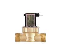 Brass Solenoid Valve Switch Electric Brass Solenoid Valve High Durability High Temperature Resistance No Power Consumption(A)