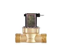 Brass Solenoid Valve Switch Electric Brass Solenoid Valve High Durability High Temperature Resistance No Power Consumption(C)