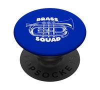 Brass Squad Music Enthusiast Graphic Art PopSockets Adhesive PopGrip