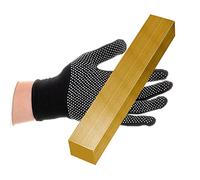 Brass Square Bar, 25mm Thickness x 25mm Width x 130mm Length Brass Square Bar Stock, 1" x 1" x 5" Solid Flat Mill Stock