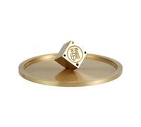 Brass Square Burning Stick Holder Ashes Catchers Tray Holder for Decors Desk