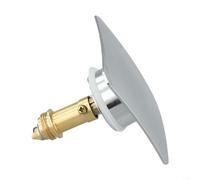 Brass Square Drain Cover Lid With Click Clack Push Cap For Bathroom Sinks, Fitting Basin Openings Smaller Than 60mm, Designed For Resistance And Water Flow