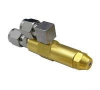 Brass Stainless Steel Fuel Injector Nozzle For Waste Oil Boilers With Dual Siphon Mounting And Optimized For Viscous Fuel Flow(2.0mm Nozzle)