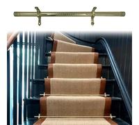 Brass Stair Carpet Rods 28/32/36/39.5inHollow Stair Bars for Securing Rugs Decorative Stairway Holder for All Styles (100cm/39.5in 1pc)
