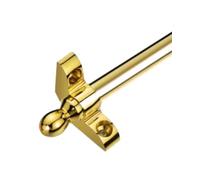 Brass Stair Railing Bars for Carpets, Non-Slip, Easy to Install, 195 cm (76.8 inches) - Commercial Grade with Round Ends, Perfect for Stairs and Home Decor