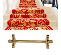 Brass Stair Runner Rods Set30in Removable Metal Holders for Carpet Runners Includes Round Finials Easy to Disassemble (1pc 75cm) for Sturdy Stair Safety