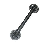 Brass Staircase Brackets - 9.8FT Indoor Railing for Safety, Perfect for Elderly & Kids - Durable Silver Copper Finish for Enhanced Security & Style