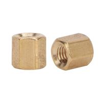Brass Standoff for Motherboard, M3 2 Ways Hex Nuts Accessories, Durable Brass Coupling Standoff with Multiple Length Options from 5mm to 50mm, Compatible with PCB Boards (M3*5 (200 pieces sold))