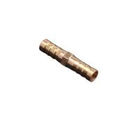 Brass Straight Hose Pipe Fitting Equal Barb 3mm 4mm 5mm 6mm 8mm 10mm 16mm 19mm 25mm Gas Copper Barbed Coupler Connector Adapter(20 Pcs,25mm)