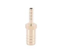 Brass Straight Hose Pipe Fitting Equal Barb, for Landscape Irrigation Copper Barbed Coupler Connector Adapter Reducing Joint(12mm-25mm)