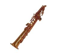 Brass Straight Saxophone Sax Saxophone Bb B Flat Woodwind Instrument Carve Pattern