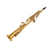 Brass Straight Saxophone Saxophone Bb B Flat Sax Saxophone Woodwind Instrument Carve Pattern