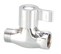 Brass Straight Through Valve 4-Point Threaded Connector(Inside And Outside) | resistant metal, scratch for proof for surface, secure pipe connection, household plumbing use, long lifespan