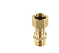 Brass Swivel Connector for High-pressure Washers M22 15mm Male/female Thread Quick-connect Fitting 360° Anti- Joint for Car Industrial Cleaning Tools
