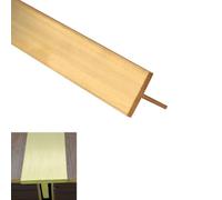 Brass T-Molding Transition Strip - Vinyl/Wood/Carpet Edge Trim for Doorway Gaps (Custom Lengths)(Wide 12mm (0.47"))