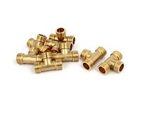 Brass T Shape1/2BSP Male Thread Shape Tube Pipe Connecting Fittings Connectors 8pcs