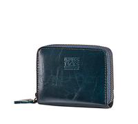 BRASS TACKS Leathercraft Credit Card Holder Zipper Card Cases Holder for Men Women Genuine Leather RFID Blocking Mini