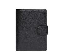 BRASS TACKS Leathercraft Men's Wallets Full Leather Vintage Handmade Vertical Tri-Fold Wallet for Women RFID Blocking Small Multi Card Case Purse