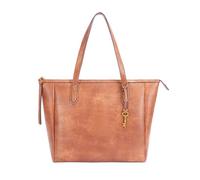 BRASS TACKS Leathercraft Tote Bag for Women Large Capacity Handbag with Zipper Ladies Handbags and Shoulder Bags Brown