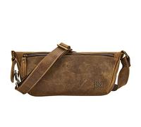 BRASS TACKS Leathercraft Vintage Fanny Pack Waist Bag Genuine Leather for Men Tavel Pouch with Card Slots Water Resistant Waist Bag(Brown)