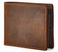 BRASS TACKS LEATHERCRAFT Vintage Top Grain Leather Wallet for Men Gift Box, Brown-2, M, Bifold Wallet