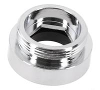 Brass Tap Aerator Connector with Chrome Finish, Water Saving Faucet Adapter for Kitchen and Bathroom, Outside Thread Extender for Home Office School Use(Inside Thread 20mm-22mm)