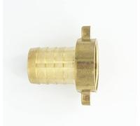 Brass Tap Connectors. Hose Tail to BSP Female Thread. (25 mm x 1" BSPF)