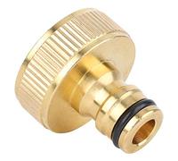 Brass Tap Hose Connector, Garden Tap Connector Metal, Brass Hose Connector, Outside Taps Hose Adapter Attachments, Threaded Connectors, for Kitchen Faucet Outdoor Gardena Tool Hosepipe Fittings